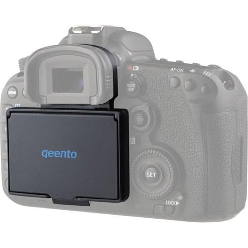 Qeento 7DII-Q LCD Screen Protector Pop-up sun Shade lcd Hood Shield Cover for CANON 7D2 7DII 7D MARK II camera