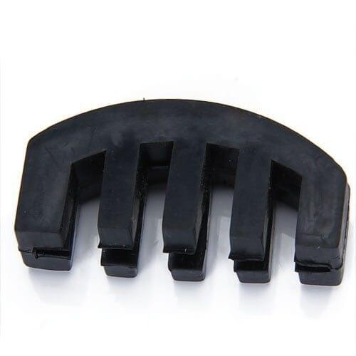 Rubber 4/4 Violin practice mute Black