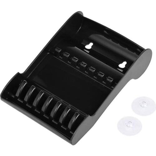 Salon Shears Stand Rack Case Hair Scissor Holder Rack 6 Holder Hair Scissor Organizer Storage Tray for Hairdresser with 2 Sucker