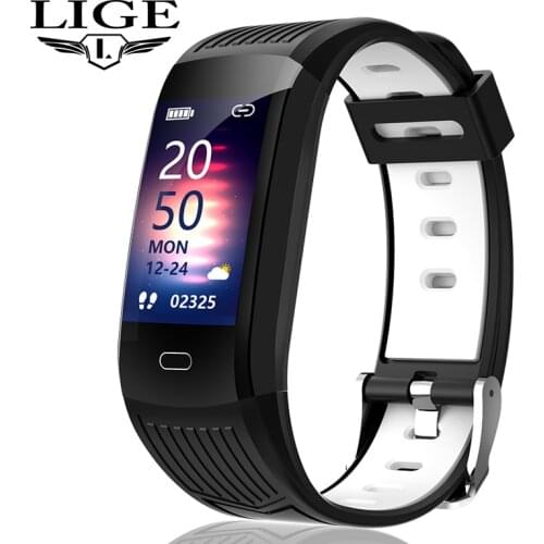 LIGE 2021 New Smart Health Watch Men Women Fitness Tracker Heart Rate Blood Pressure Monitor Pedometer Waterproof Smart bracelet