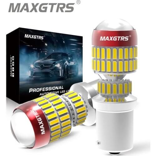 2x P21W LED Canbus 1156 BA15S W21W LED Bulb T20 7440 7443 Turn Signal Car Lights White Amber Brake Lights Reverse Lamp DRL
