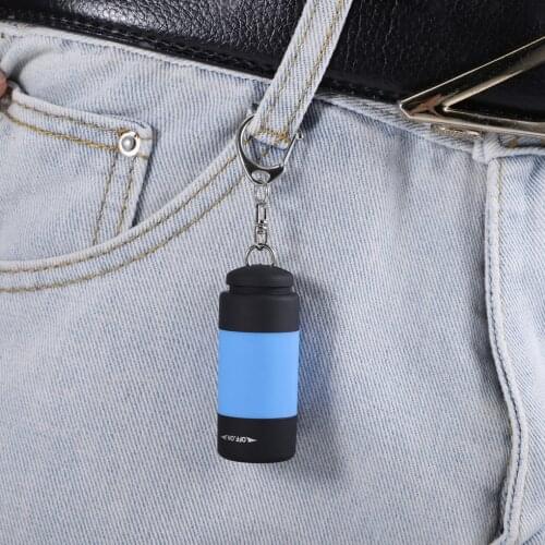 Mini Torches Led Light USB Rechargeable 5W Lum Portable Led Flashlight Keychain Torch Lamp Waterproof Camping Light USB Charger