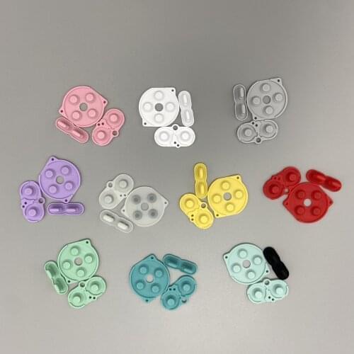 20sets Rubber Conductive Buttons A-B D-pad for GBC Silicone Start Select Keypad