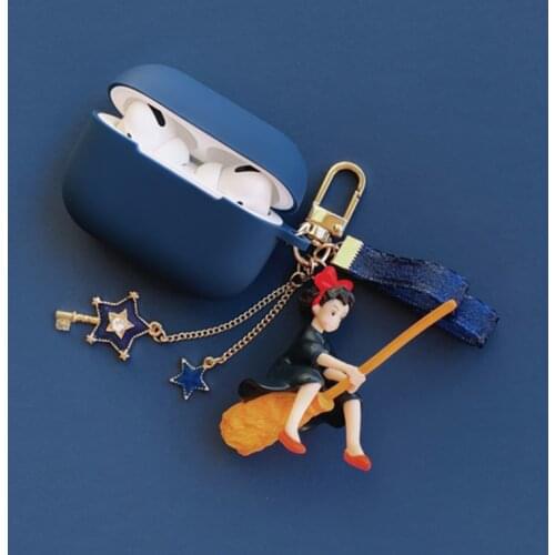 Japan Cute Cartoon Girls Pendant Silicone Cases For Airpods Pro Case Bluetooth Earphone Protective Cover For Apple Air pods Pro