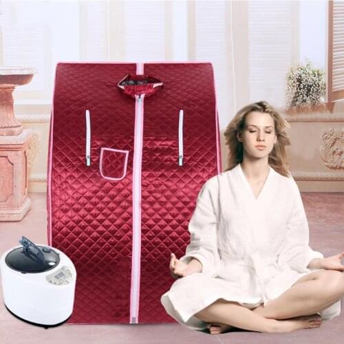 1 SET Therapeutic Steam Sauna Spa Full Body Detox Weight Loss Body Care Sauna Box Massage Relaxes Spa Bath Tent Indoor HWC