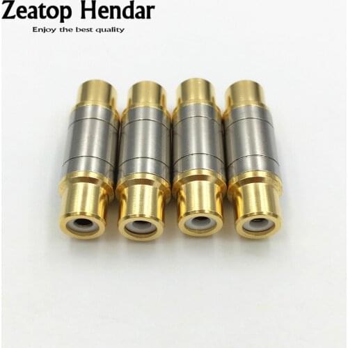 10Pcs Dual RCA Coupler Connectors RCA Female to Female Adapter Gold Plated Speaker Jack Socket Audio Cable Connector