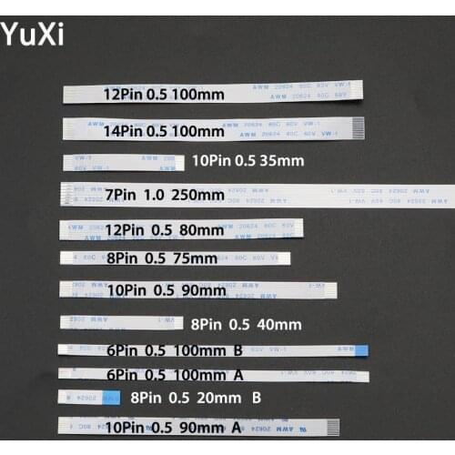 10pcs 6 7 8 10 12 14 Pin Power Switch Ribbon Flex Cable FPC connector cable For PS4 PS2 PS3 WiiuPAD Controller Flexible cable