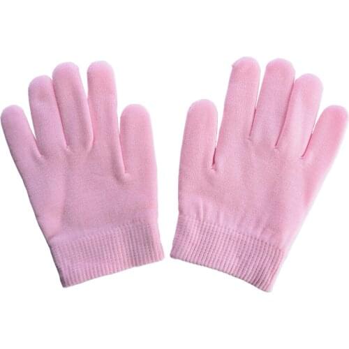 2pcs Compression Gloves For Moisturizing Treatment / Gel Interior Cotton Gloves + 2pcs Socks