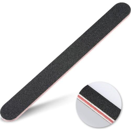 5pcs Nail File Profession Strong Thick Nail Buffer Sandpaper Sanding 100/180 Pedicure Nail Art UV Gel Polisher Nail Tool