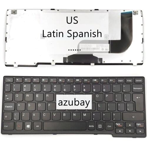 US Las Spanish Keyboard For Lenovo Ideapad S210 S215, S21e-20 S20-30 Touch, Yoga 11s Flex 10 25210801 25210861 25210831 25210808
