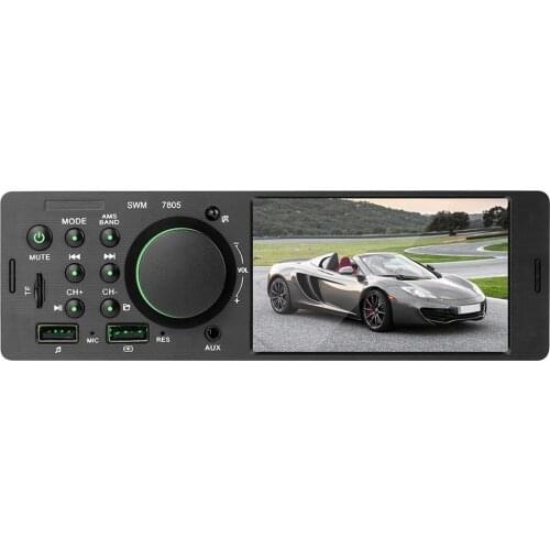 4.1 Inch TFT 1 Din Car Radio Audio Stereo FM Radio Bluetooth MP5 Multimedia Player Can Be Connected To The Rear View Camera