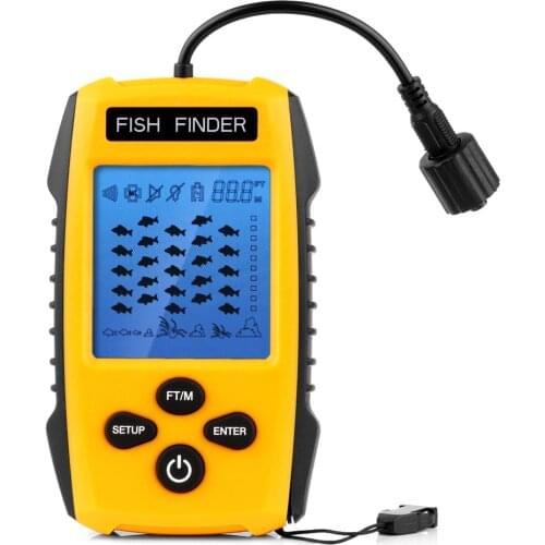 Fish finder Ultrasonic sonar cable fish finder Screen display fish finder TL88E