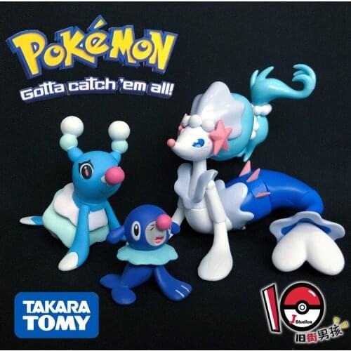 TOMY Pokemon Action Figure Snorlax Litten Greninja Large Movable Figure with Movable Limbs Limited Rare Model Toy