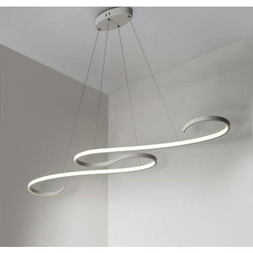 Nordic Round White Simple Pendant Light Acrylic Circular Dining Room Lighting Modern Living Room Office Lamp Led M