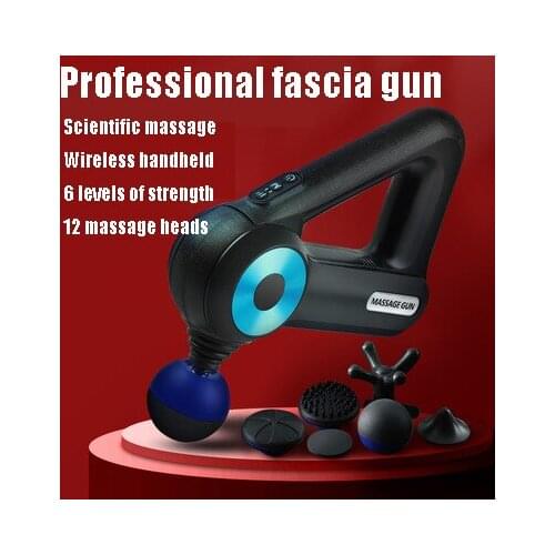 Multi-function massage fascia gun muscle relaxer electric rechargeable home fitness massage gun