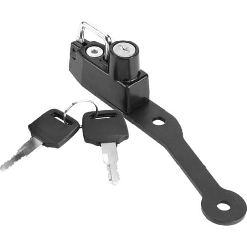 Motorcycle Alloy Helmet Black Lock Kit rigid anti-rust Fit for Yamaha MT-07 FZ-07 2014-2017/FJ-07 2014-2016