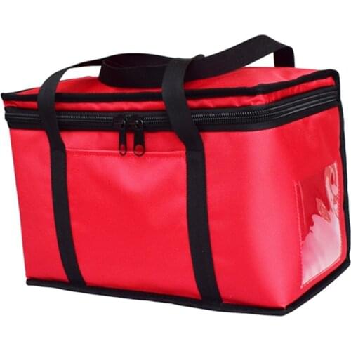 New Large Thickening Cooler Bag Ice Pack Insulated lunch Pizza Bags Fresh Food Delivery Container Box Shoulder Handbag Suitcase