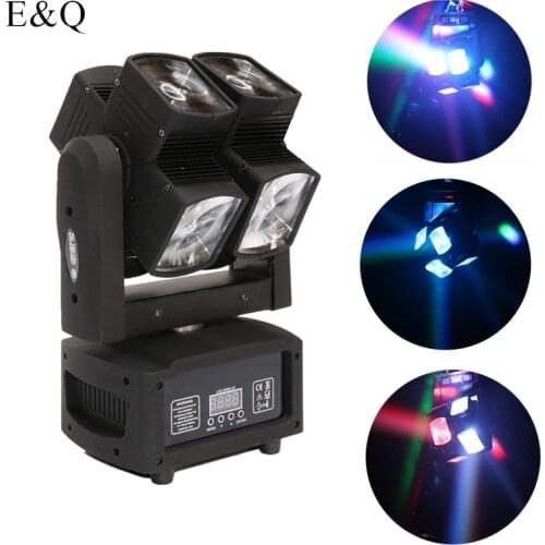 Disco Hot Selling LED Professional Stage Light DMX 8X10W RGBW 4 in 1 Moving Head Light Unlimited Rotating Beam DJ Party Club