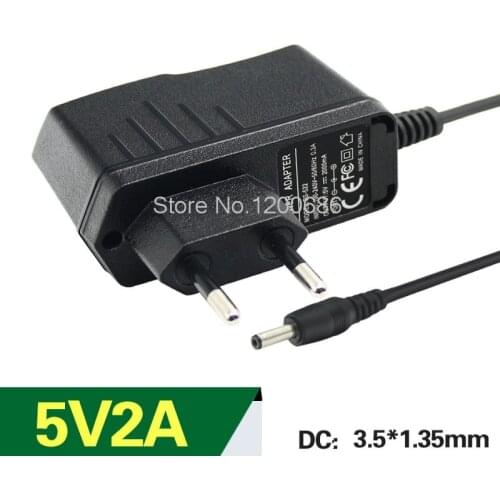 Manufacturers power adapter 5v2a DC 3.5 * 1.35mm European regulation 5v power adapter