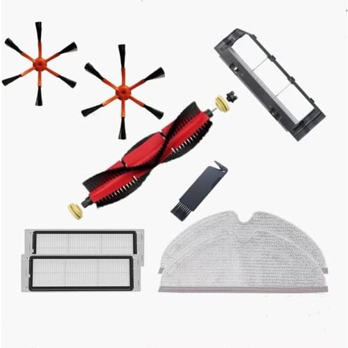 XiaoMi Roborock S5 Max S6 S50 S6 MaxV pure accessories vacuum cleaner parts washable HEPA filter main brush side brush