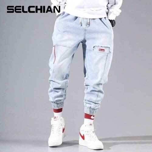 Мужские осенние джинсы SELCHIAN China At AliExpress