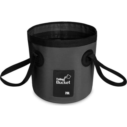 Folding Bucket 12L 20L Portable Bucket Water Storage Bag Storage Bag Waterproof Water Bag Fishing