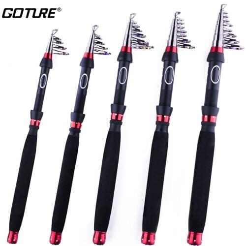Goture FLAME Telescopic Fishing Rod 1.8m 2.1m 2.4m 2.7m 3.0m Feeder Travel Rod Freshwater Saltwater Fishing Rod for Carp Pike