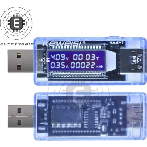 USB Digital LCD Display Charger Medical Power Detector Test Current Voltage Tester Battery Voltmeter Ammeter