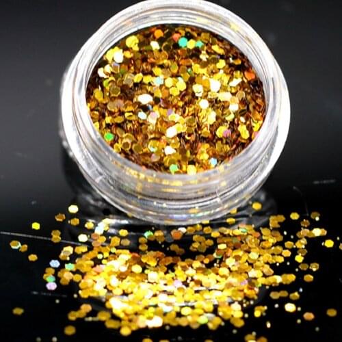 1Box Laser Gold 12 Colors Optional Monochrome Eye Powder Shadow Women Beauty Eye Make Up Shinning Glitter Powder Makeup Palette