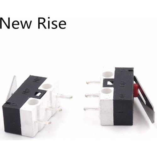 100Pcs Micro Switch Push Button Switch 1A 125V AC Mouse Switch 3Pins