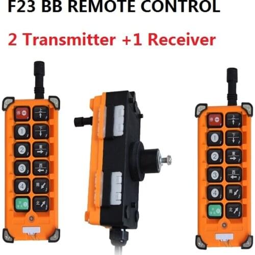 220VAC 12V 24V 36V 380V Wireless Crane Remote Control F23-A++S Industrial Remote Control Hoist Crane Push Button Switch