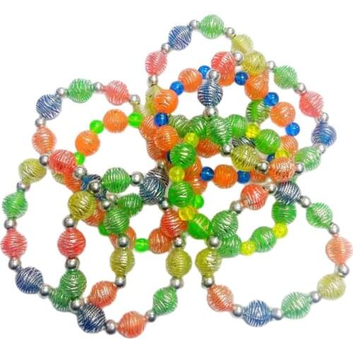 24pc Bohemian Hawaii shining Bracelet Hair Band for Girls Pinata Party Favor Game Gift Charm Beads Pinata Birthday Novelty Prize