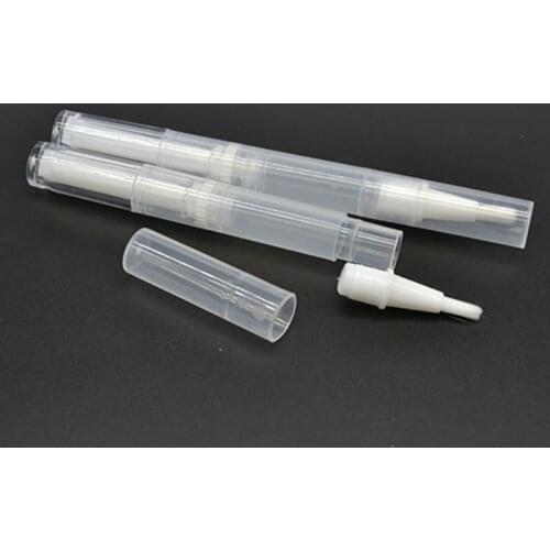 30/50pcs 3ml Pens Empty Nail Oil Pen with Brush Tip, Cosmetic Lip Gloss Container Applicators Eyelash Growth Liquid Tube