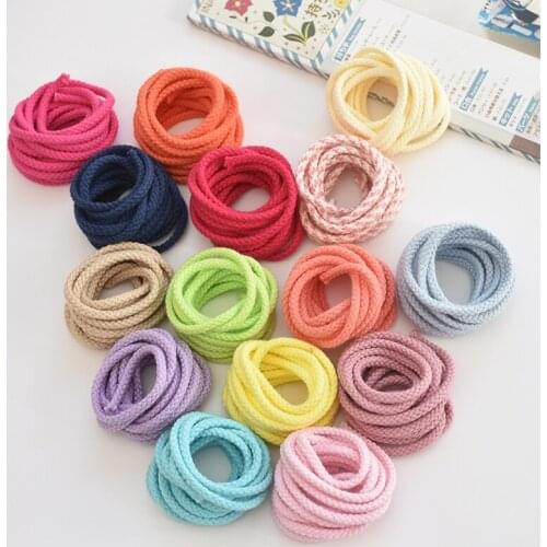 5meters/lot 43 Colors Cotton Rope Craft Decorative Twisted Cord Rope For Handmade Decoration DIY Lanyard Thread Cord