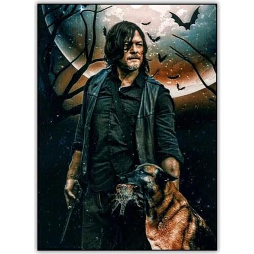 New DIY Diamond Painting The Walking Dead 5D Diamond Embroidery Full Set Diamond Mosaic Sale Home Decoration Crafts Gift