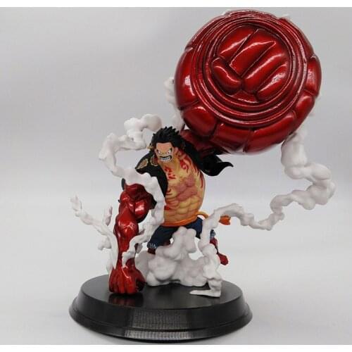 Anime One Piece Monkey D Luffy Gear 4 Fourth Kong Gun Ver. GK PVC Action Figure Statue Collectible Model Big Size Luffy Toy Doll