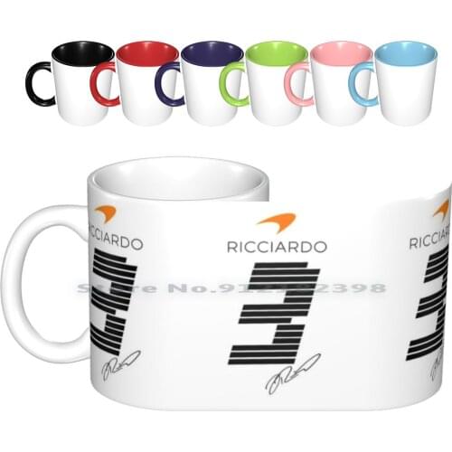 Daniel Ricciardo Ceramic Mugs Coffee Cups Milk Tea Mug Daniel Ricciardo Dr3 Ricciardo F12020 Racing Motorsport Autralian