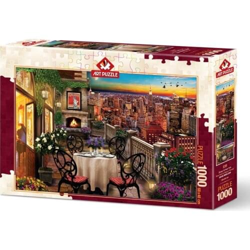 Art Puzzle In New York Dinner 1000 Piece Puz