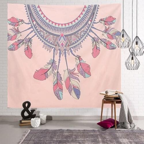 INS Style Background Hanging Cloth Kawaii Room Decoration Dormitory Bedroom Wall Bed Cover Cloth Flamingo Tapestry Wall Decor