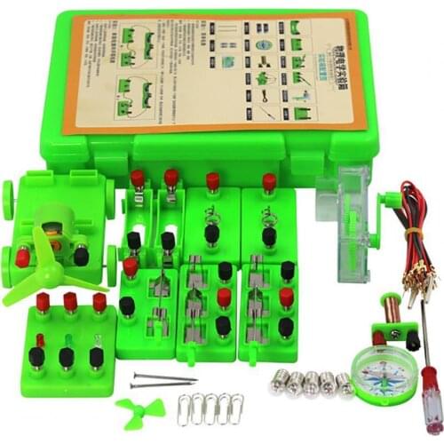 Circuit Learning Kit Challenging Connect Wires Chromed Metal Educational Physics Experiment Tool for Physics Learning Props