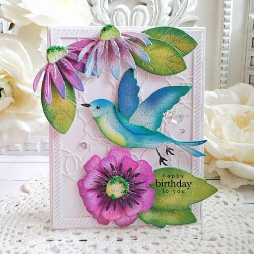 New Bird decoration metal Cutting Dies Stencils DIY Scrapbooking Paper/photo Cards Embossing Dies