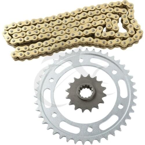 New Gold O-Ring Chain and Sprocket Kit For Honda CBR 600RR CBR600 RR 2003-2010 2004 2005 2006 2008 motorcycle