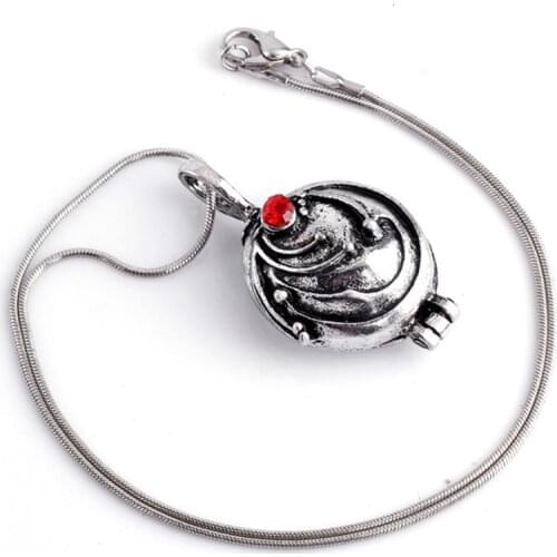 Drop Shipping Locket Pendant Neck Chain Vampire Elena Gilbert Verbena Necklace Vampire Diaries Girlfriend Gift Cosplay Jewelry