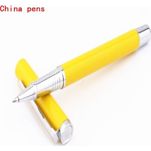 Luxury You 002 Yellow Colour Business Office Medium Nib Rollerball Pen New