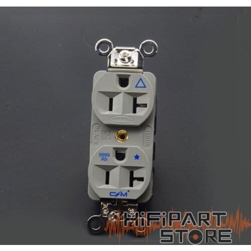 CM Audio flagship 9999RH rhodium-plated ice and fire version audio power wall socket