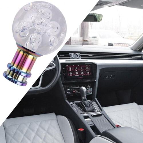 Gear Shift Knob Transparent Acrylic Bubble Exquisite Gear Shifter Head for Cars