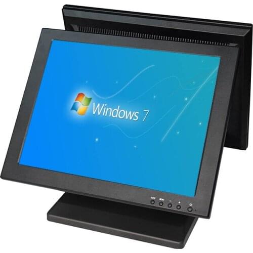 Top Selling Double Screen Touch Monitor Display For POS Double Touch Resistie Monitor TM1501D