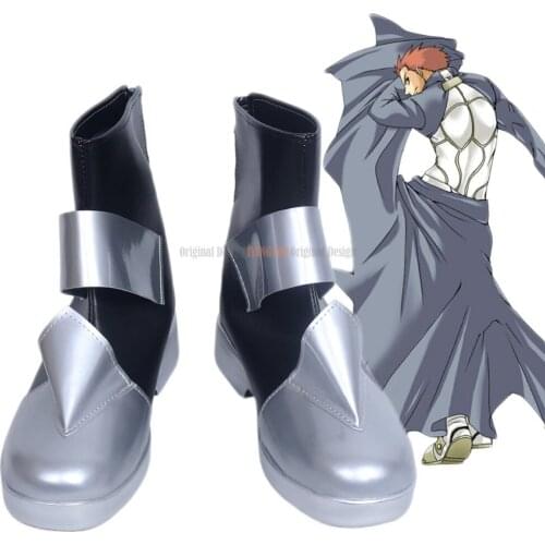 Shirou Emiya Cosplay Fate stay night Fate kaleid liner Shirou Emiya Cosplay Boots Shoes Custom Made