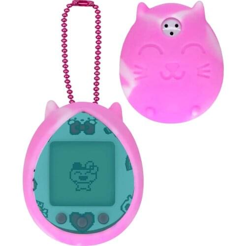 Silicone Cover Protective Skin Sleeve Shell for Tamagotchi Kitty Also fits for PAC-Man Device with Color Ring