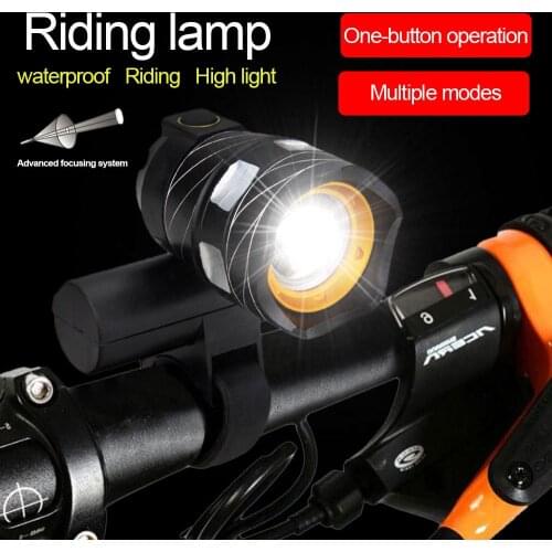 T6 Bicycle Headlight 887 Rechargeable Zoom Bicycle Light Power Torch Night Riding Long Shot Fixture and Fitting